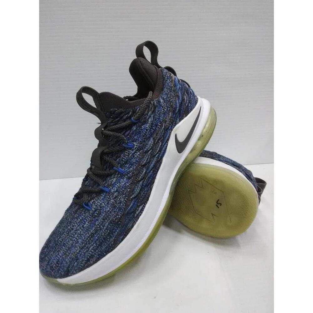 Nike LeBron 15 Low Shoes Mens Size 10.5 Blue Black Basketball Air Max AO1755 - Picture 7 of 11